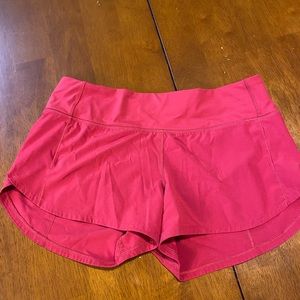 Speed up low rise lines short 2.5 in color red.